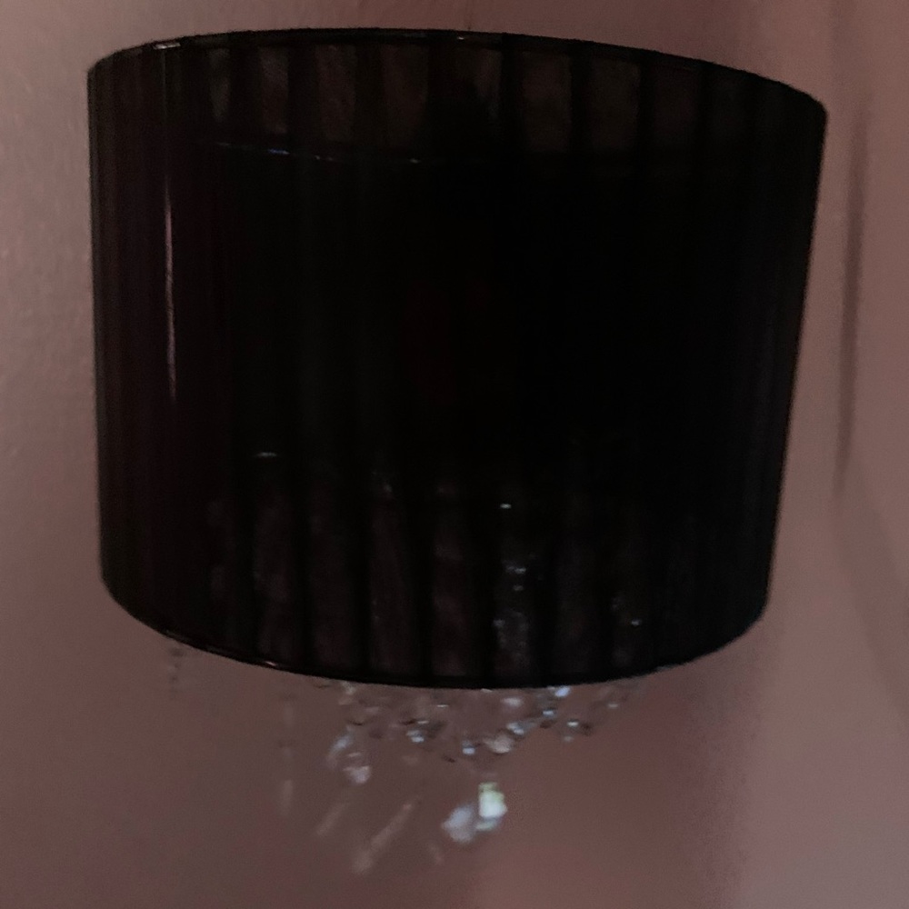 Chandelier Swag Lamp With Black Sheer Shade 1’X1” - Picture 7 of 7
